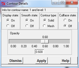 Details settings dialog
